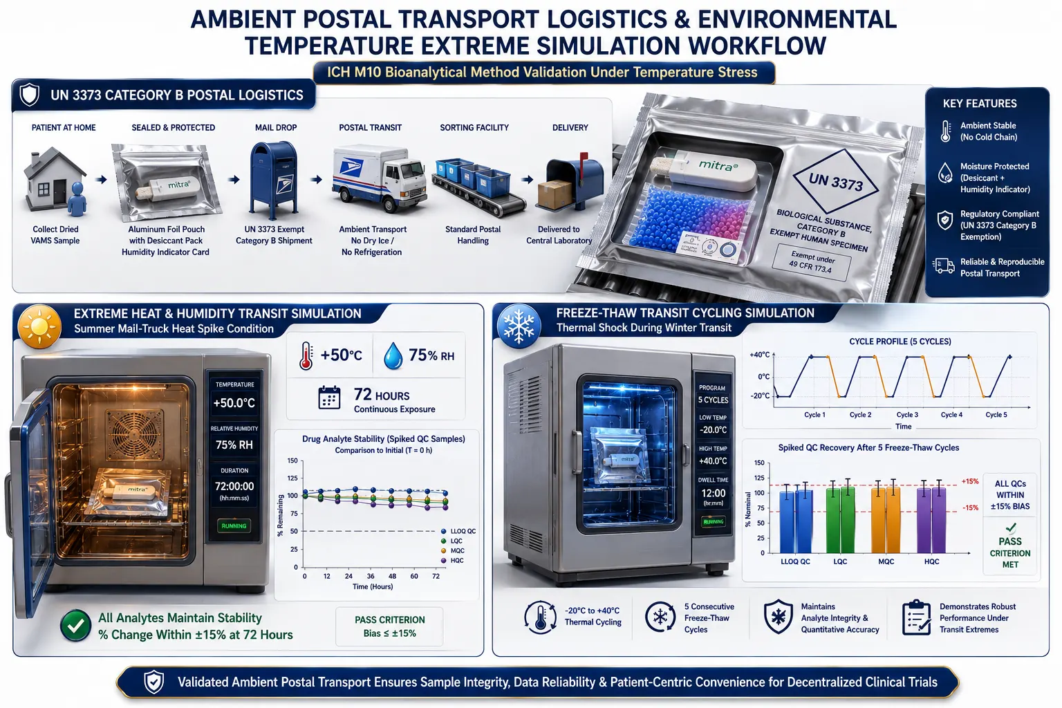 Ambient Postal Transport Logistics and Environmental Extreme Simulation